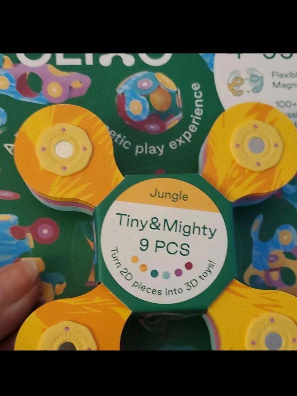 Clixo Tiny & Mighty Jungle 9-Piece Magnetic Toy Set